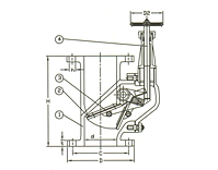 Series F3059 Cast Steel Vertical Storm Valve - JIS 10K