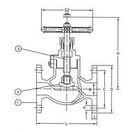 Series F7351 Bronze Globe Valve (SDNR) - JIS 5K