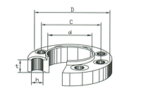 Slip-On Raised Face Flanges DIN PN10 & PN16