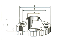 Flanges - Weld-Neck DIN PN16 & PN40