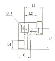 Male Stud Elbow Thread BSP Taper - Body Only