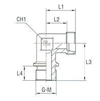 Male Stud Elbow Thread BSP Parallel - Body Only