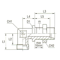 Bulkhead Elbow - Body Only