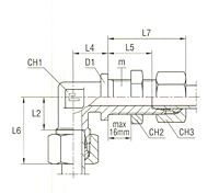 Bulkhead Elbow - Equipped B3 Ring