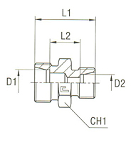 Straight Reducing Coupling - Body Only