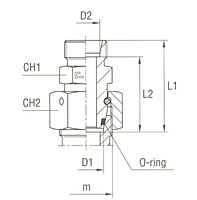 Reducing Tube Adapter with Swivel Nut S Series - Body Only