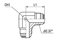 Equal Elbow - O-ring Body