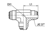 Equal Tee - O-ring Body