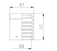 Ferrule for Hose 1SN-R1AT - 2SN No Skive