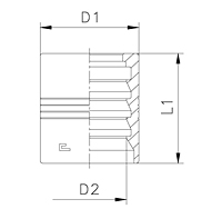 Ferrule for Hose 4SH Skive