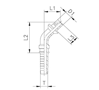 45° Elbow Standpipe L/S Series