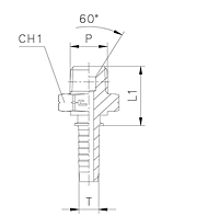 Straight - 60° Cone NPTF Thread