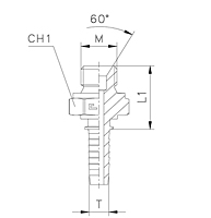 Straight - 60° Cone Parallel Metric Thread