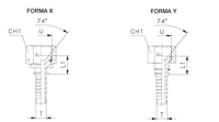 Straight Thurst-Wire/Slip-On Nut - JIC 74° Cone UNF/UN-2B Thread