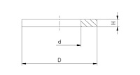 Copper Washer Parallel GAS Thread