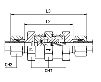 Equal Non Return Valve - Equipped B4 Ring