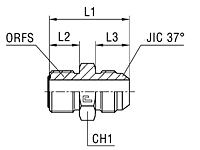 Adapter SAE J1453 / SAE J514 - Standard