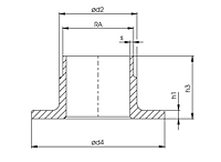 Inner Flange dim draw