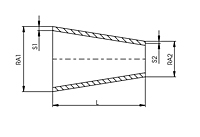 Reducers. Concentric_weldeddimdraw