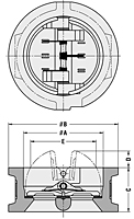 Series ECV dim drawing