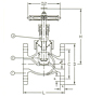 Series F7346 Bronze Globe Valve -Union Bonnet - JIS 5K