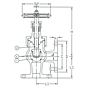 Series F7347 Bronze Angle Valve - Union Bonnet - JIS 5K