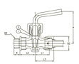 Series F7387 Bronze Cocks Valve - JIS 16K