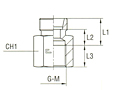 Female Stud Coupling Thread BSP Parallel - Body Only