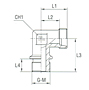 Male Stud Elbow Thread BSP Parallel - Body Only