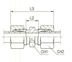 Straight Coupling - Body Only - Equipped B3 Ring