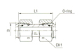 Straight Coupling With Swivel Nut