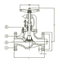 PN 16 Cast Iron Globe Valve, Regular