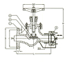 PN 16 Bronze Fire Hose Valves, Globe & Angle Pattern - Storz System, Globe