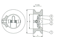 Duo Check Valves, Cast Iron