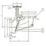 PN 10 Cast Steel Storm Valve, Angle Pattern