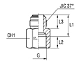 Female Stud Coupling Thread BSP Parallel - O-ring Body