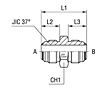 Straight Coupling - O-ring Body