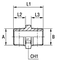 Male Straight Adapter Thread BSP Taper