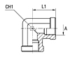 Female 90° Adapter Thread BSP Parallel