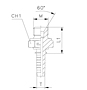 Straight - 60° Cone Parallel Metric Thread