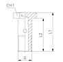 Prefored Bolt Parallel GAS Thread