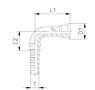 Sae Whole 90° Flange 3000 PSI Series