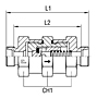 Equal Non Return Valve - Body Only