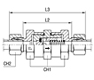 Equal Non Return Valve - Equipped B3 Ring