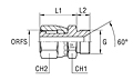 Adapter SAE J1453 with Swivel Nut / BSI 5200