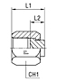 Female Plug Thread UNF/UN-2B