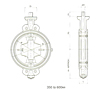 705G Butterfly Valve 350-600dim