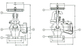 Series F7334 Bronze Hose Angle Valve Nakajima System